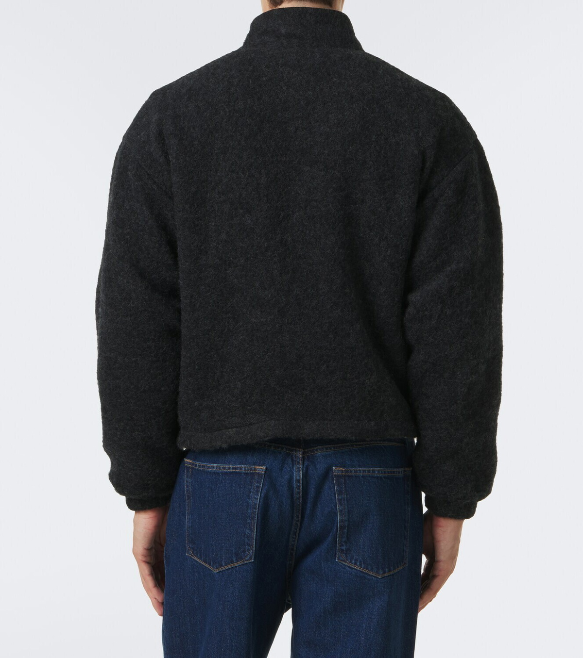 Jil Sander Wool-blend fleece sweatshirt