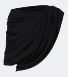 Balenciaga Draped one-shoulder jersey top