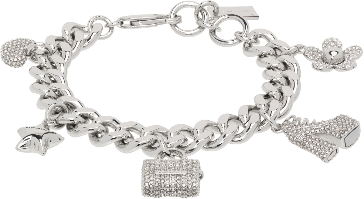 Marc Jacobs 'The Pave Mini Icon Charm' Bracelet