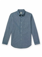 OrSlow - Button-Down Collar Cotton-Chambray Shirt - Blue