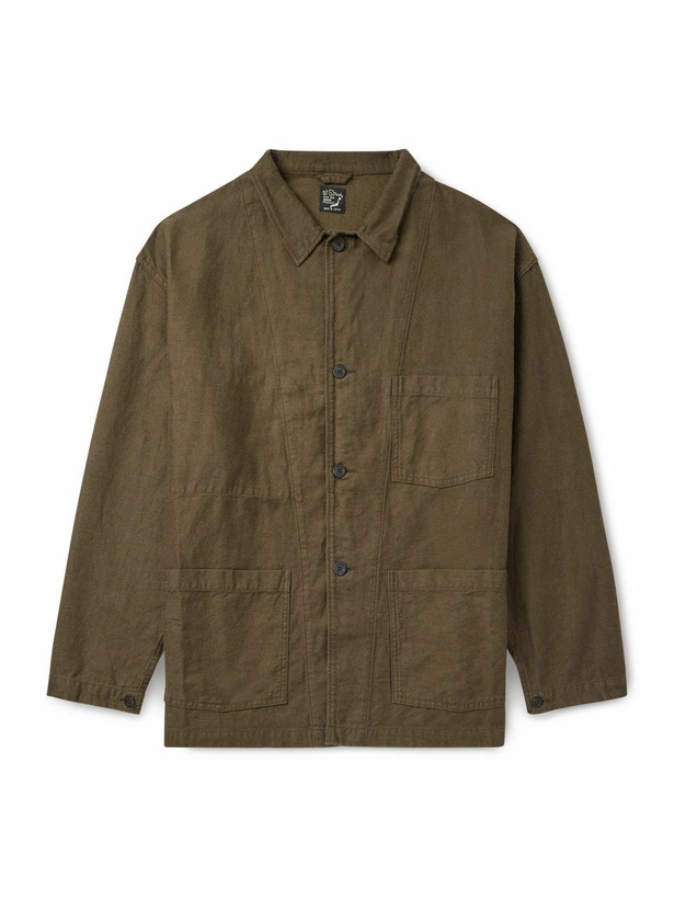 Photo: OrSlow - Cotton and Linen-Blend Jacket - Brown