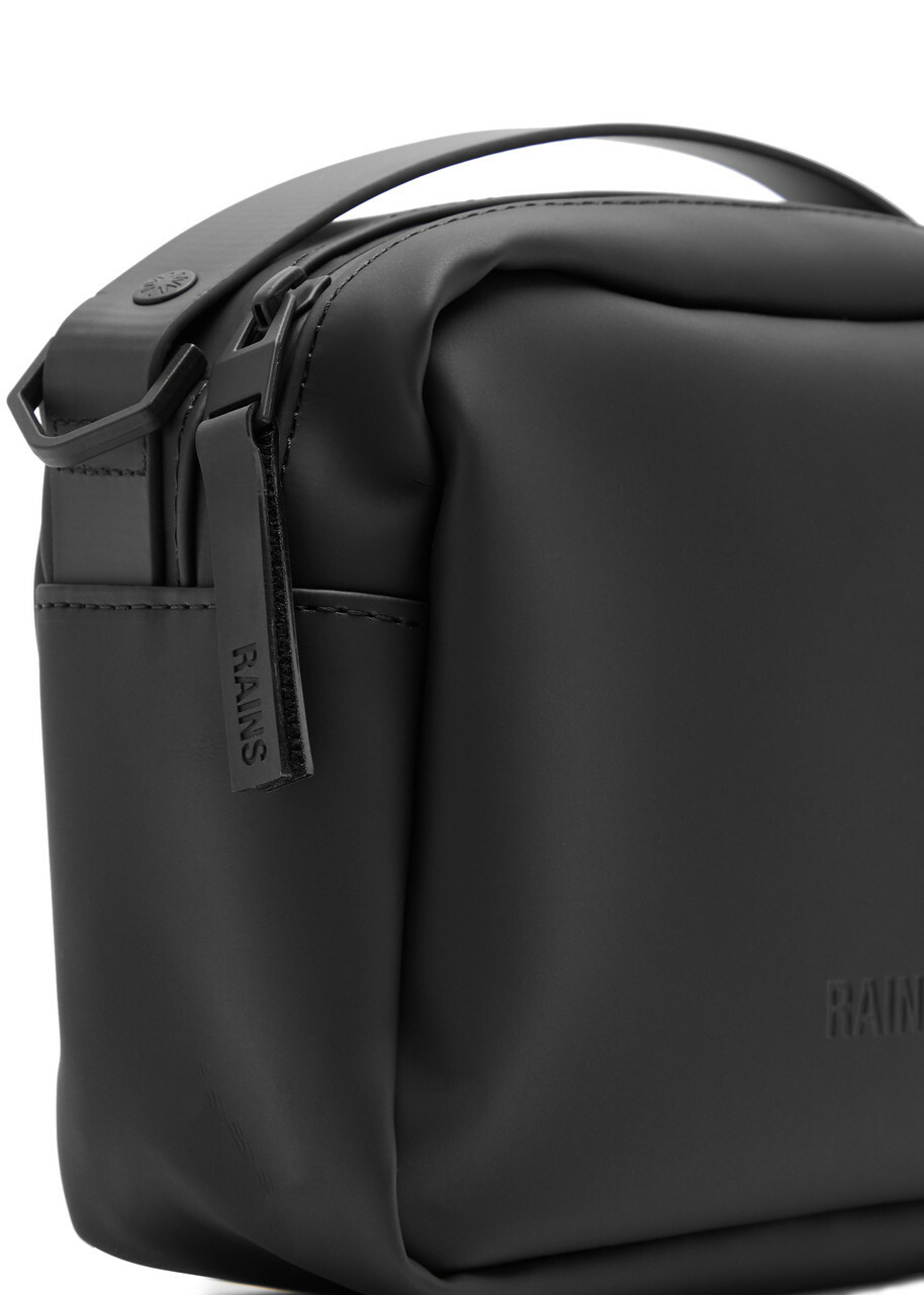 Rains Box Rubberised top Handle bag - Black - One Size