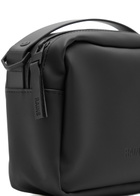 Rains Box Rubberised top Handle bag - Black - One Size