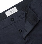 Mr P. - Garment-Dyed Cotton-Twill Chinos - Men - Navy