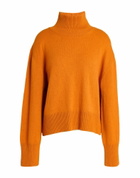Annagreta Womens Turtleneck in Orange