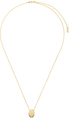 Numbering Gold #5732 Oval Necklace