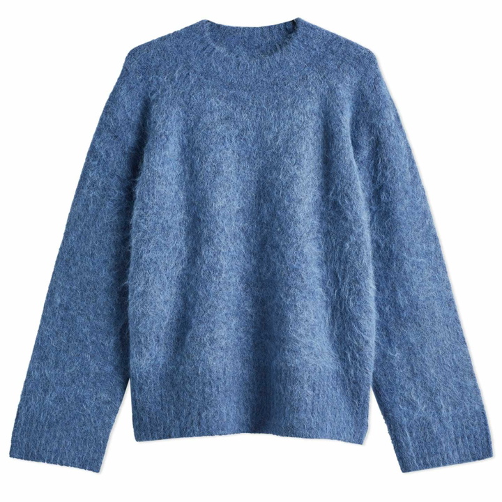 Photo: Holzweiler Women's Fure Fluffy Sweater in Blue