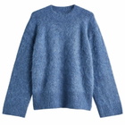 Holzweiler Women's Fure Fluffy Sweater in Blue