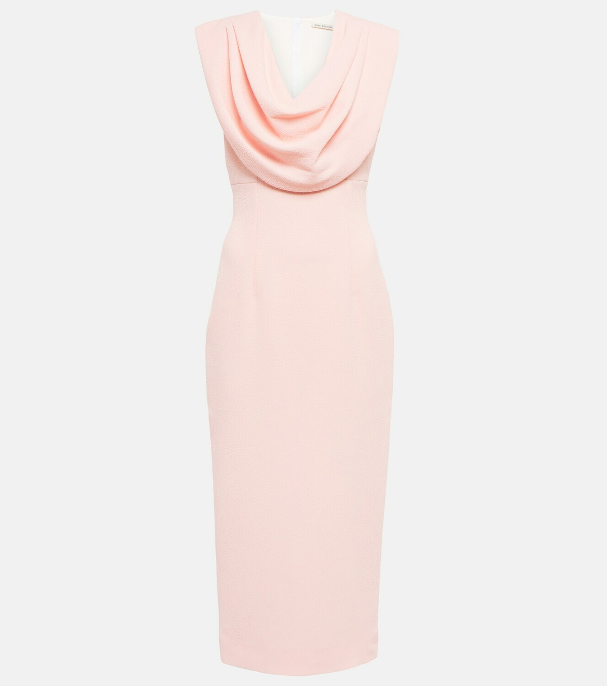 Emilia Wickstead Yuri sleeveless draped midi dress Emilia Wickstead