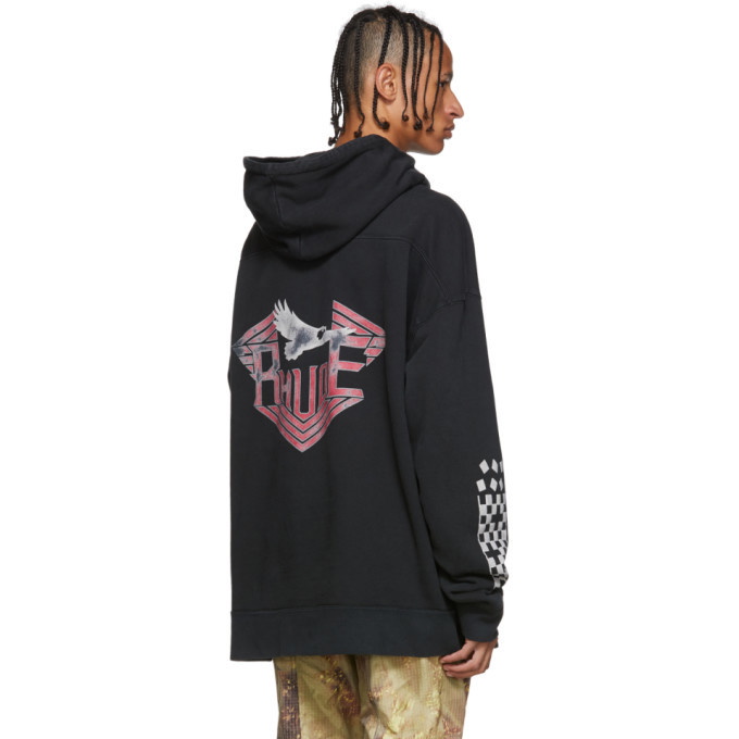 Rhude Black Malibu Hoodie Rhude