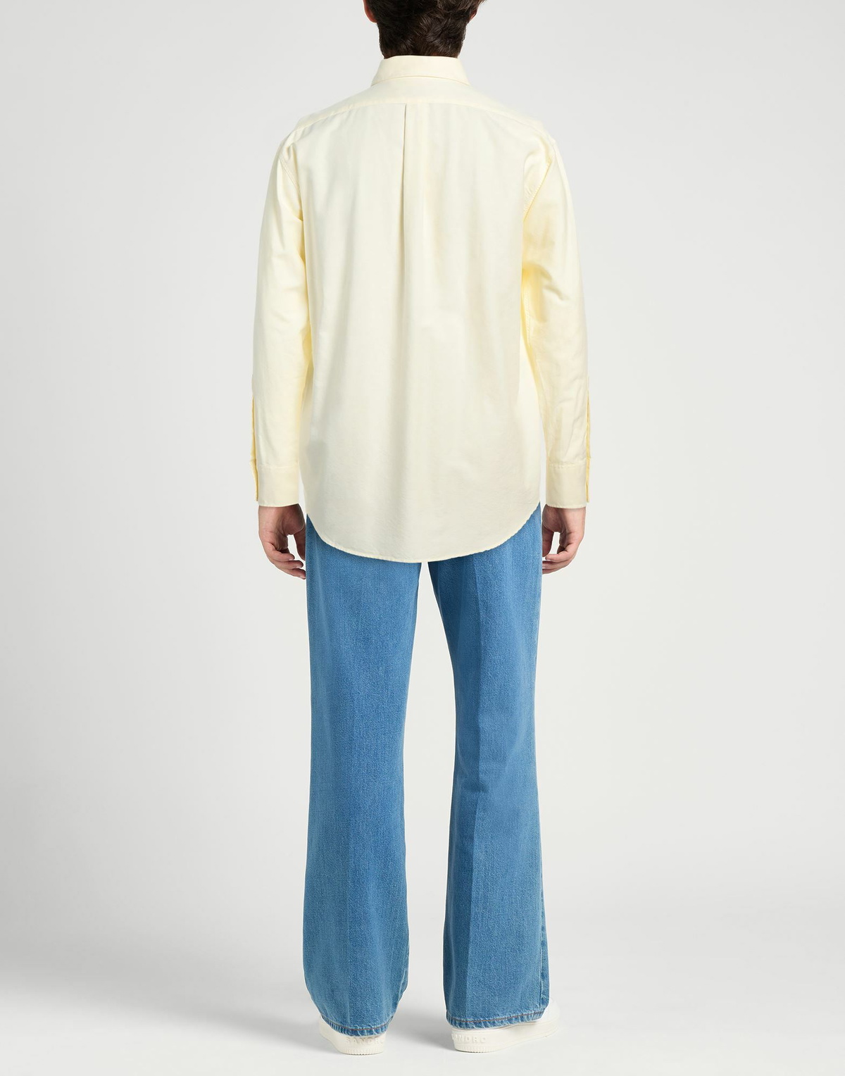Maison Kitsuné Mens Shirt Pastel in Yellow