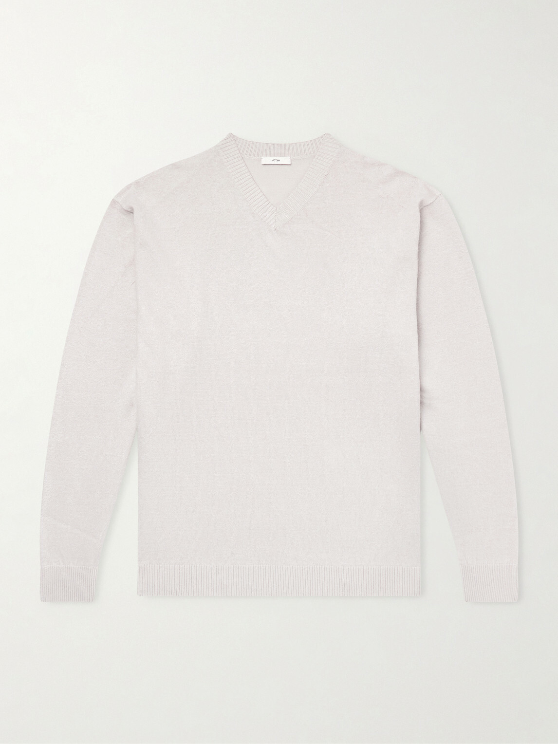 ATON - Linen and Cotton-Blend Sweater - Neutrals