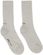 SOCKSSS Two-Pack Gray & Green Socks