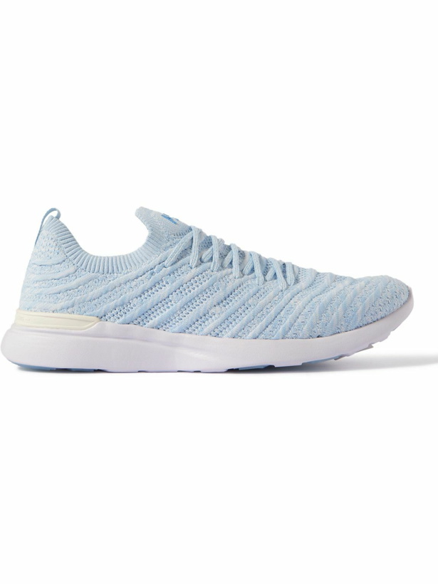 Photo: APL Athletic Propulsion Labs - TechLoom Wave Running Sneakers - Blue