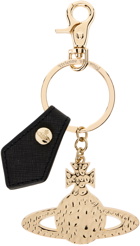 Vivienne Westwood Gold Hammered Orb Keychain