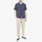 Wax London Men's Didcot Iggy Ikat Vacation Shirt in Navy