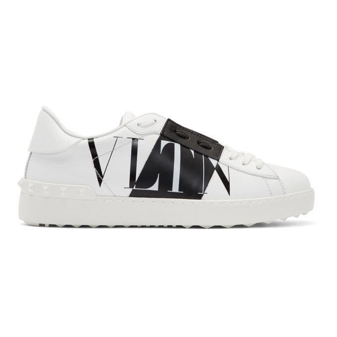 Photo: Valentino White Valentino Garavani VLTN Star Low Top Sneakers