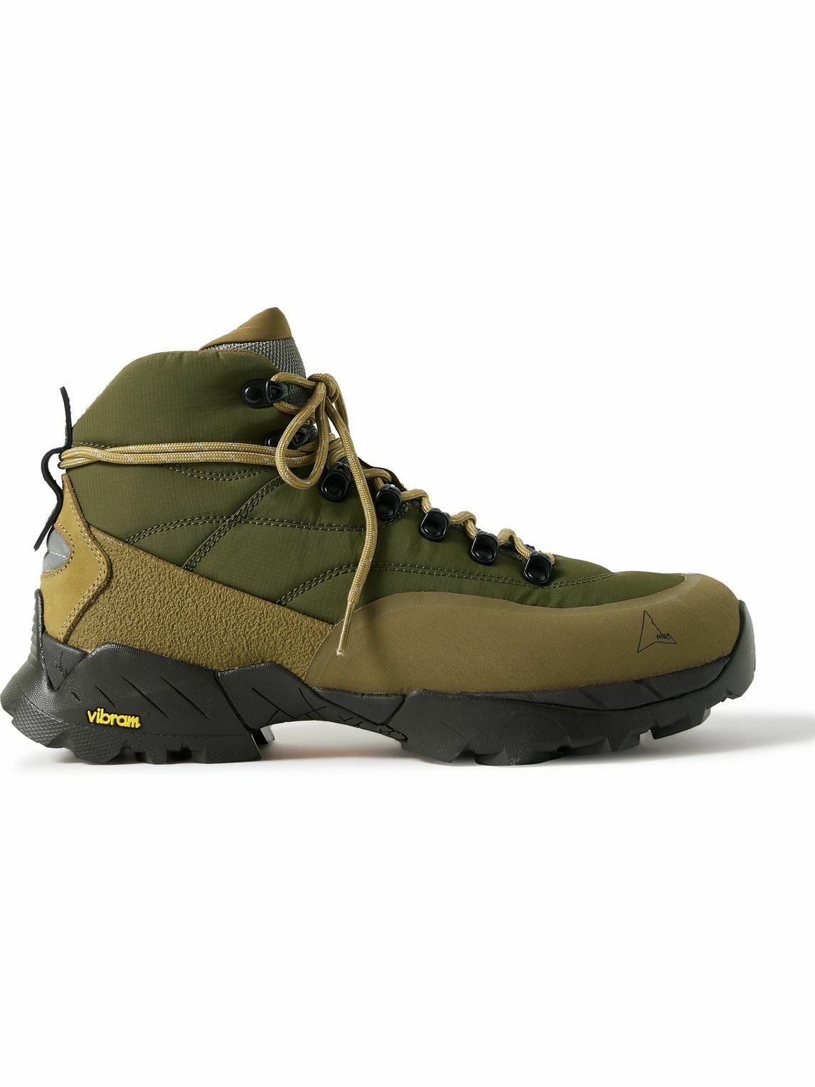 ROA - Andreas Suede and Rubber-Trimmed Ripstop Hiking Boots