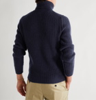 TOM FORD - Ribbed Cashmere Rollneck Sweater - Blue