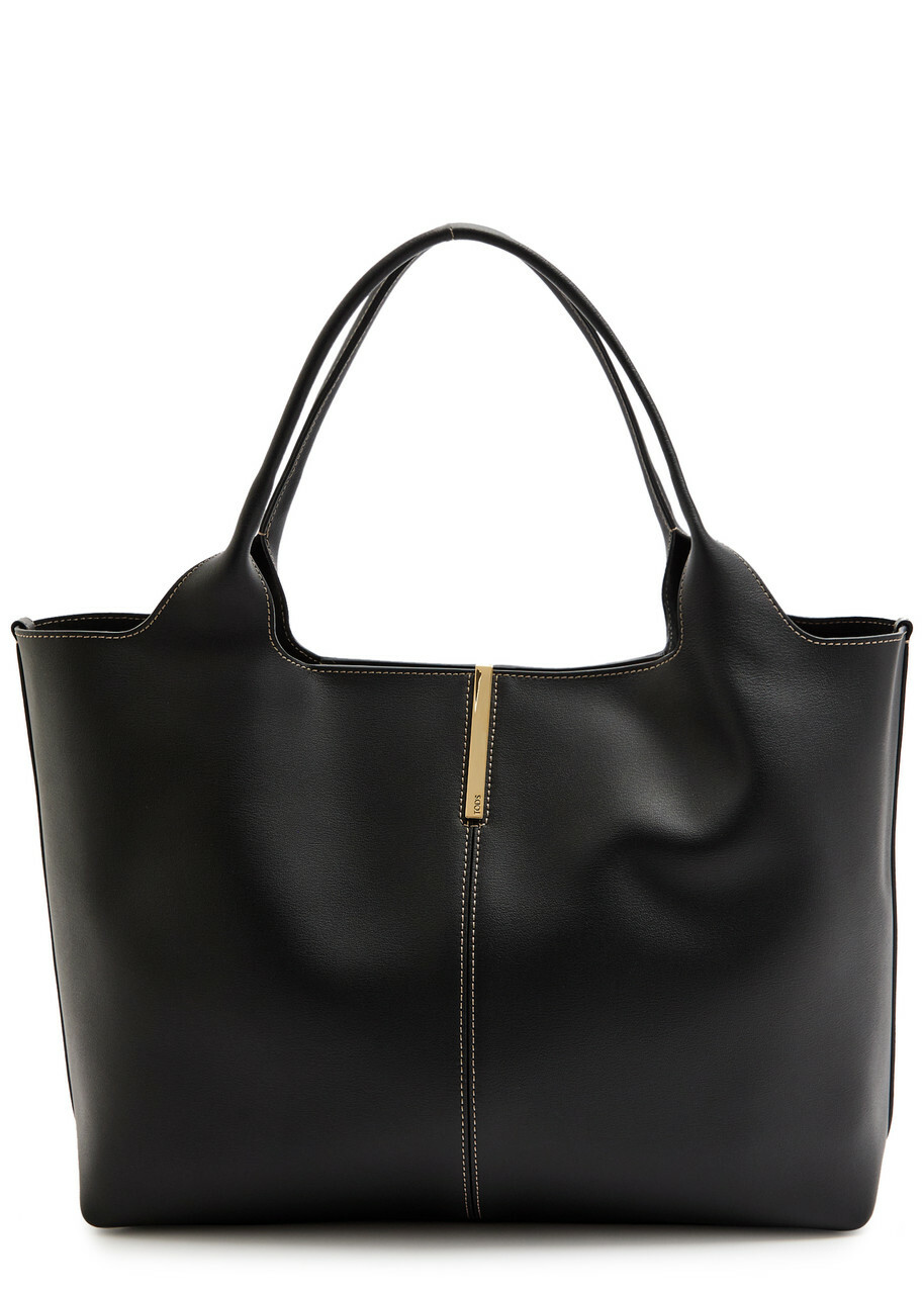 Tods Small Leather Tote bag - Black - One Size