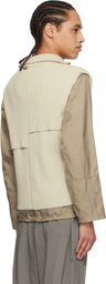 A-COLD-WALL* Off-White Panel Knit Vest