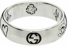 Gucci Silver Blind For Love Ring
