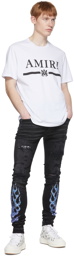 AMIRI Black Flame Jeans