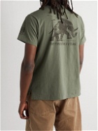 Engineered Garments - Printed Cotton-Jersey T-Shirt - Green