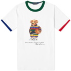 Polo Ralph Lauren Men's Active Bear T-Shirt in White Multi Actve Bear