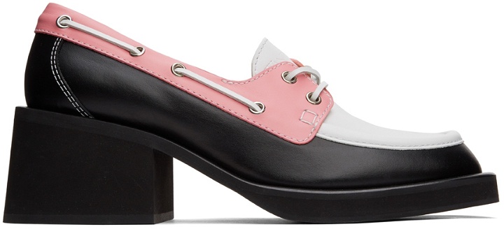 Photo: JW Anderson Multicolor Leather Heeled Loafers