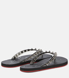 Christian Louboutin - Loubi Flip Spikes thong sandals