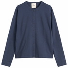 Snow Peak Women's Takibi Sweatshirt Cardigan in Navy
