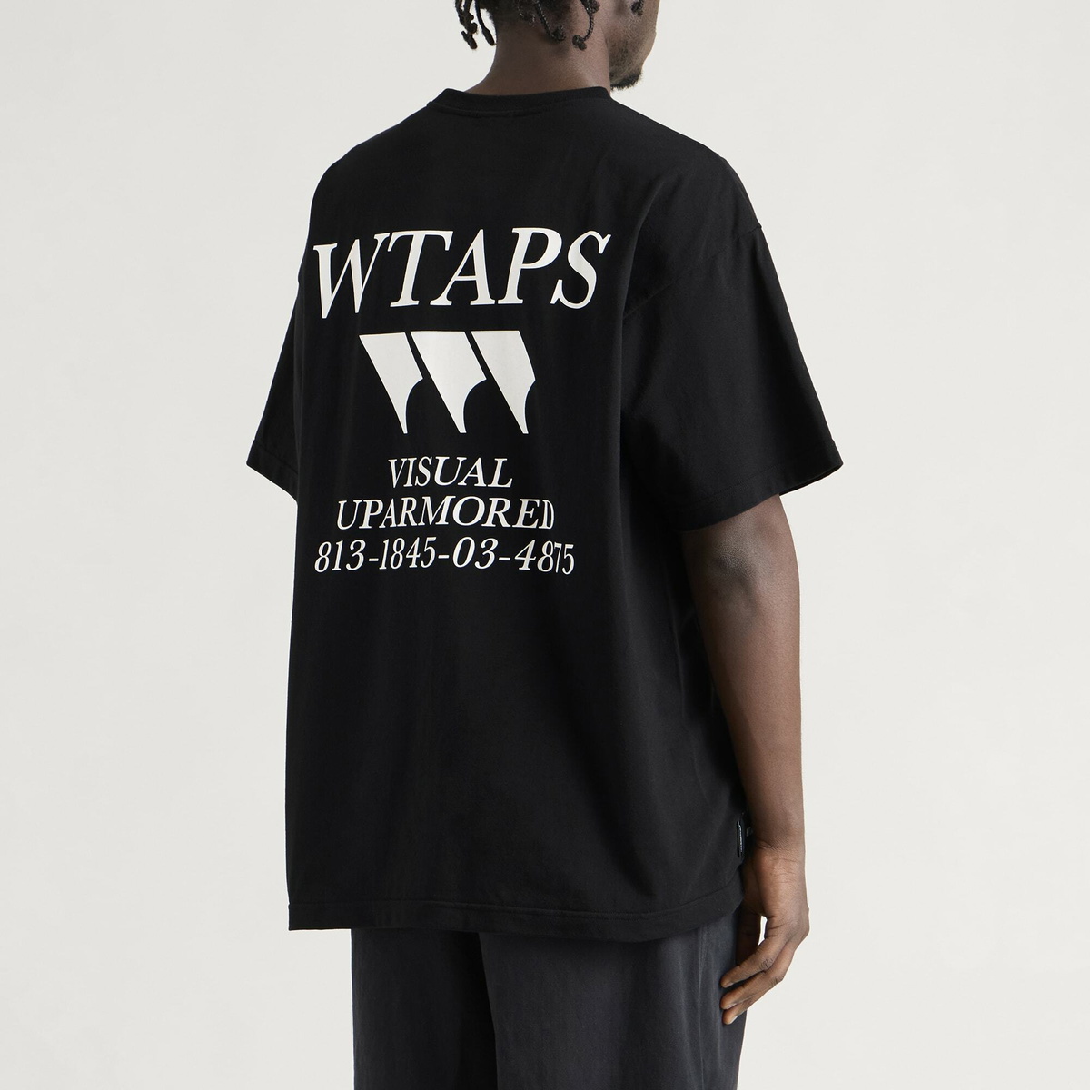 WTAPS Men's Short Sleeve T-Shirt in Black