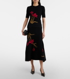Erdem Floral jacquard top
