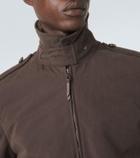 Brunello Cucinelli Shearling-trimmed blouson jacket