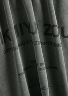 Mki Miyuki Zoku Logo-print Cotton T-shirt Black