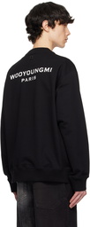 WOOYOUNGMI Black Back Logo Sweatshirt