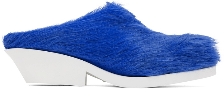 Photo: Marni Blue Calf Hair Loafers