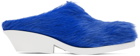 Marni Blue Calf Hair Loafers