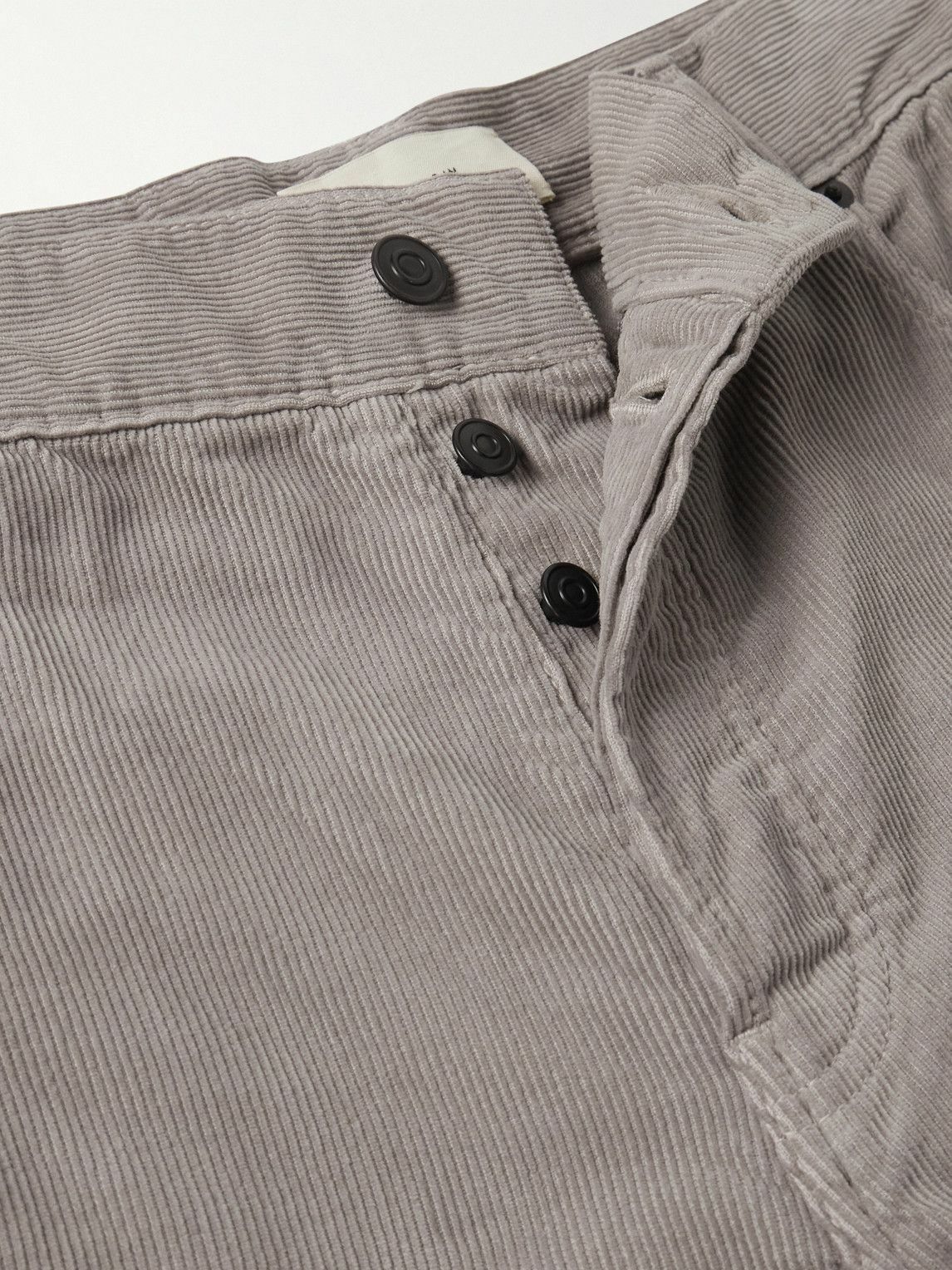 The Row - Rossen Straight-Leg Cotton-Corduroy Trousers - Brown