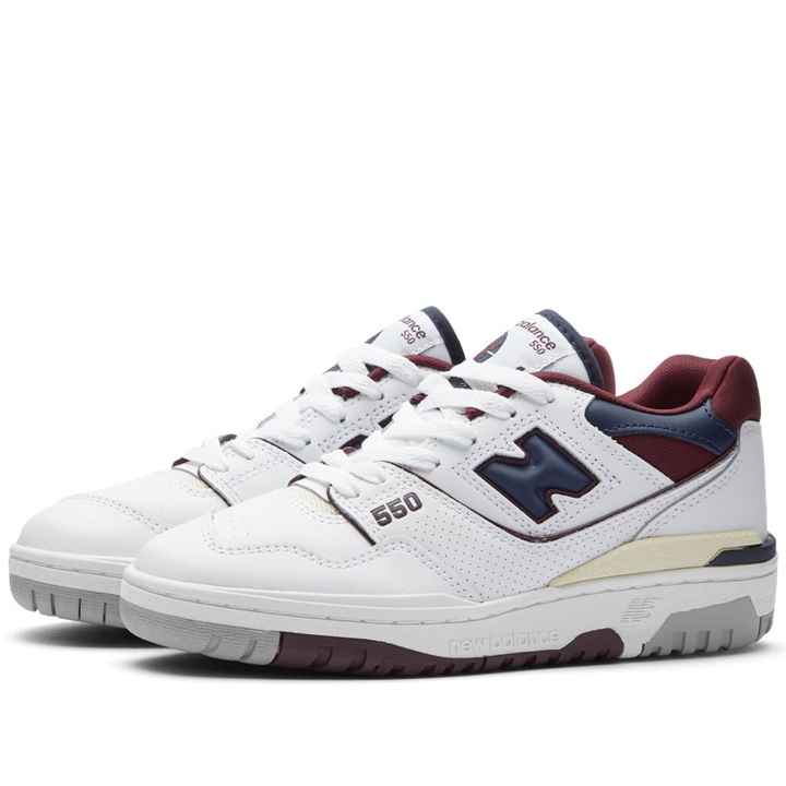 Photo: New Balance BB550NCD Sneakers in White