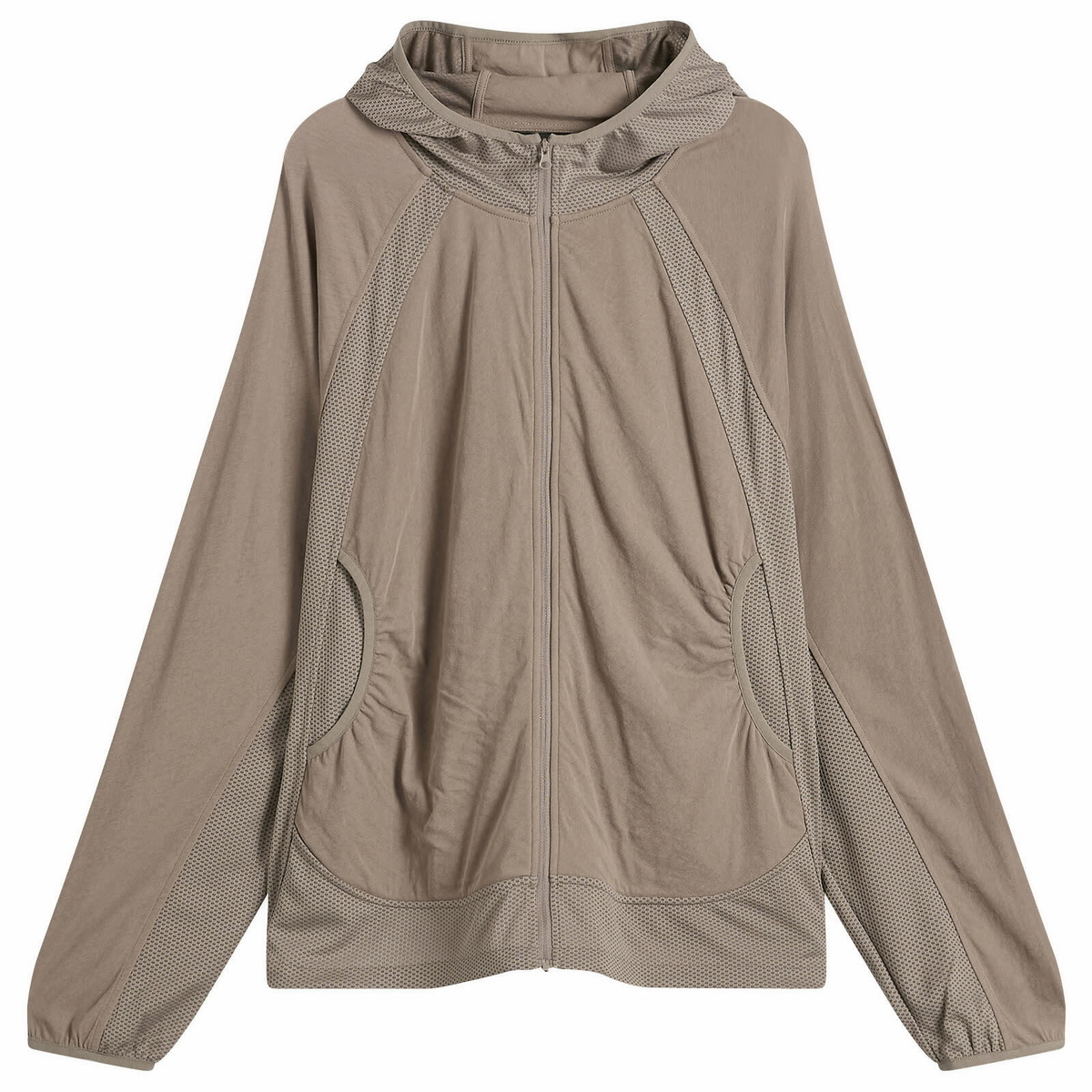 Hiking Patrol Men's Orbit Jersey Hooded Jacket in Walnut