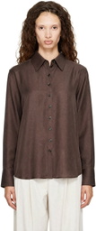 Studio Nicholson Brown Torin Shirt