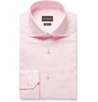 Ermenegildo Zegna - Trofeo Pink Gingham Cotton-Poplin Shirt - Men - Pink