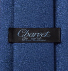 CHARVET - 8.5cm Silk and Wool-Blend Tie - Blue