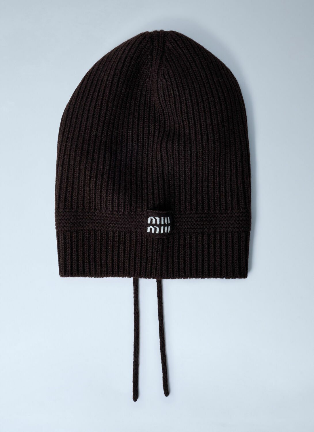 Miu Miu Logo Motif Beanie Hat