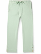 God's True Cashmere - Straight-Leg Cashmere Drawstring Trousers - Green