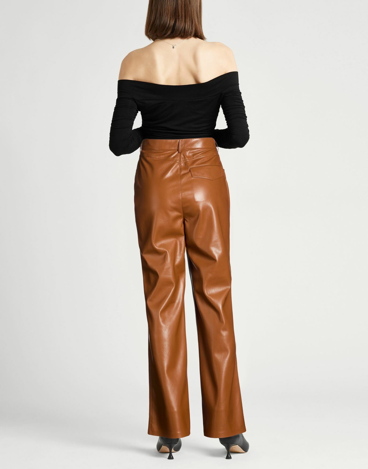 Nanushka Womens Pants Tan