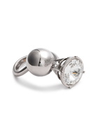 Jean Paul Gaultier Crystal-embellished Ring Silver