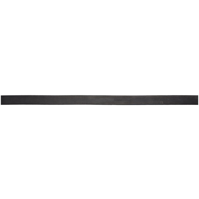 Maximum Henry Black and Gold Very Slim Oval Belt